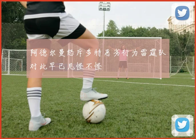 阿德尔曼怒斥多特恶劣行为雷霆队对此早已见怪不怪